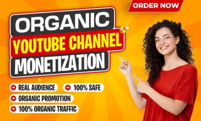 I will do organic youtube channel promotion and help you grow your channel