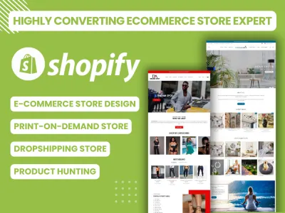 I will build shopify store or dropshipping ecommerce store